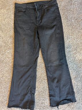 American Eagle Outfitters Women's Black Flare Jeans